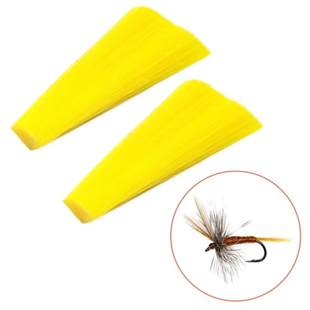 Tying Materials Supplies Nylon Fibers for Making Flies Yellow | Walmart ...