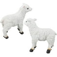 thumbnail image 7 of LUU-Sheep Statues Resins, Goat Lamb Statue Resins Garden Farm Animal Sheep Statue Super Cute Garden Sculpture Lying and Standing Sheep Garden Ornaments for Garden Decor Wedding Party_SAI, 7 of 7