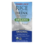 Trader Joe's Rice Drink Organic Non-dairy Beverage 64 Fl Oz