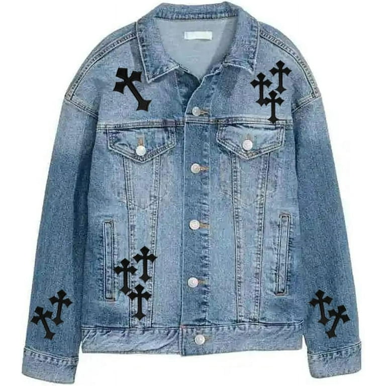  20 Pieces Cross Patches Iron On Embroidered Patch Vintage Cross  Applique Decorative Personalized Sew On Patches for Clothes DIY Jackets  Shirts Hats Backpacks Jeans (White) : Arts, Crafts & Sewing