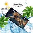 thumbnail image 4 of 1 Pcs 2D Flat License Plate Covers & Frames, Lion in Space For Decorative Front, Waterproof For Decoration Aluminum License Plate Covers & Frames Cover For Men Women, 12" X 6", 4 of 7