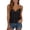 Black, variant on Women's Lace Bustier Cami Top, Yellow Pleated Chiffon Spaghetti Strap Tank Top, Flowy Blouse for Casual, Party & Summer Wear(Black/S)