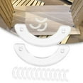 thumbnail image 2 of MesaSe 10 Pcs Drawer Slides Vanity Desk Dressing Table Vanity Dresser Drawer Guide, 2 of 6