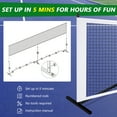 thumbnail image 2 of RayChee 22 ft Deluxe Heavy Duty Pickleball Net Tennis Net with Carry Bag Strong Steel Frame, 2 of 7