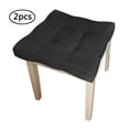 thumbnail image 1 of Cojines de Asiento de 2 Piezas Cojín de Silla de Impermeable para Interiores Y Exteriores, Tatami, Poliéster de , 17,7x17,7x2,75 Negro DYNWAVEMX Cojines de asiento, 1 of 8