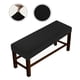 thumbnail image 3 of Fundas elásticas suaves para sillas y bancos de comedor, protector de asiento para Negro, 3 of 9