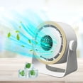 thumbnail image 4 of Pgyong Clearance! High Speed Small Table Fan-Portable Mini Turbine Desktop Fan with Powerful Air Circulation for Home & Office, 4 of 9