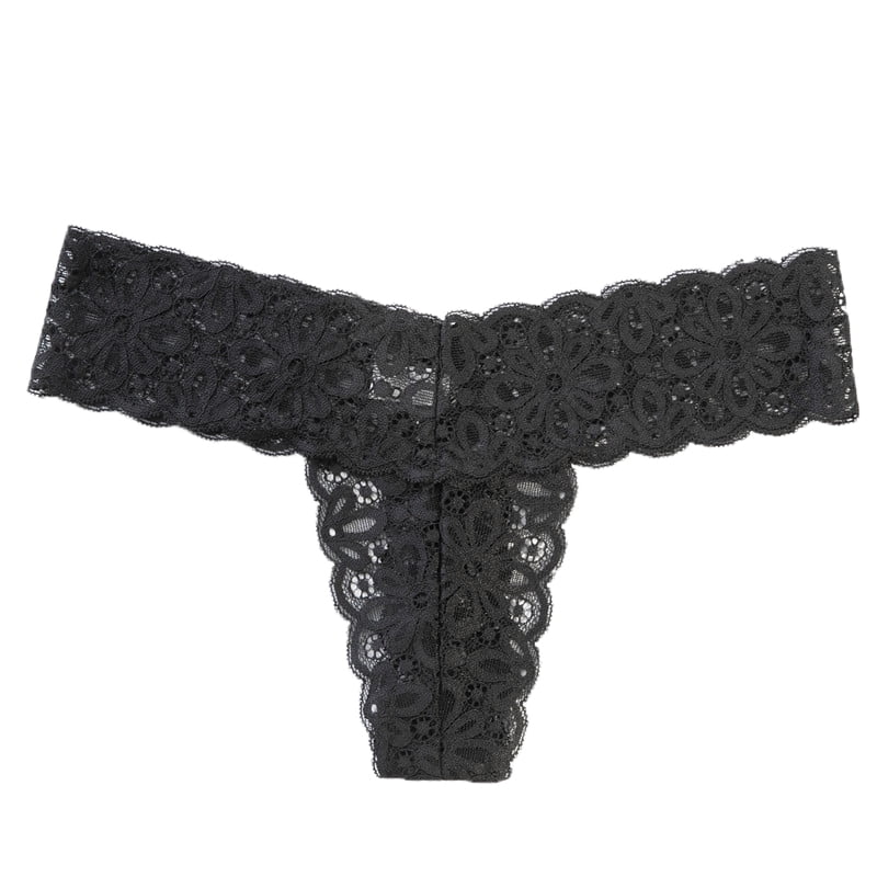 Cinvik Lace Underwear for Women Sexy Thong Low Waisted Hipster Panties