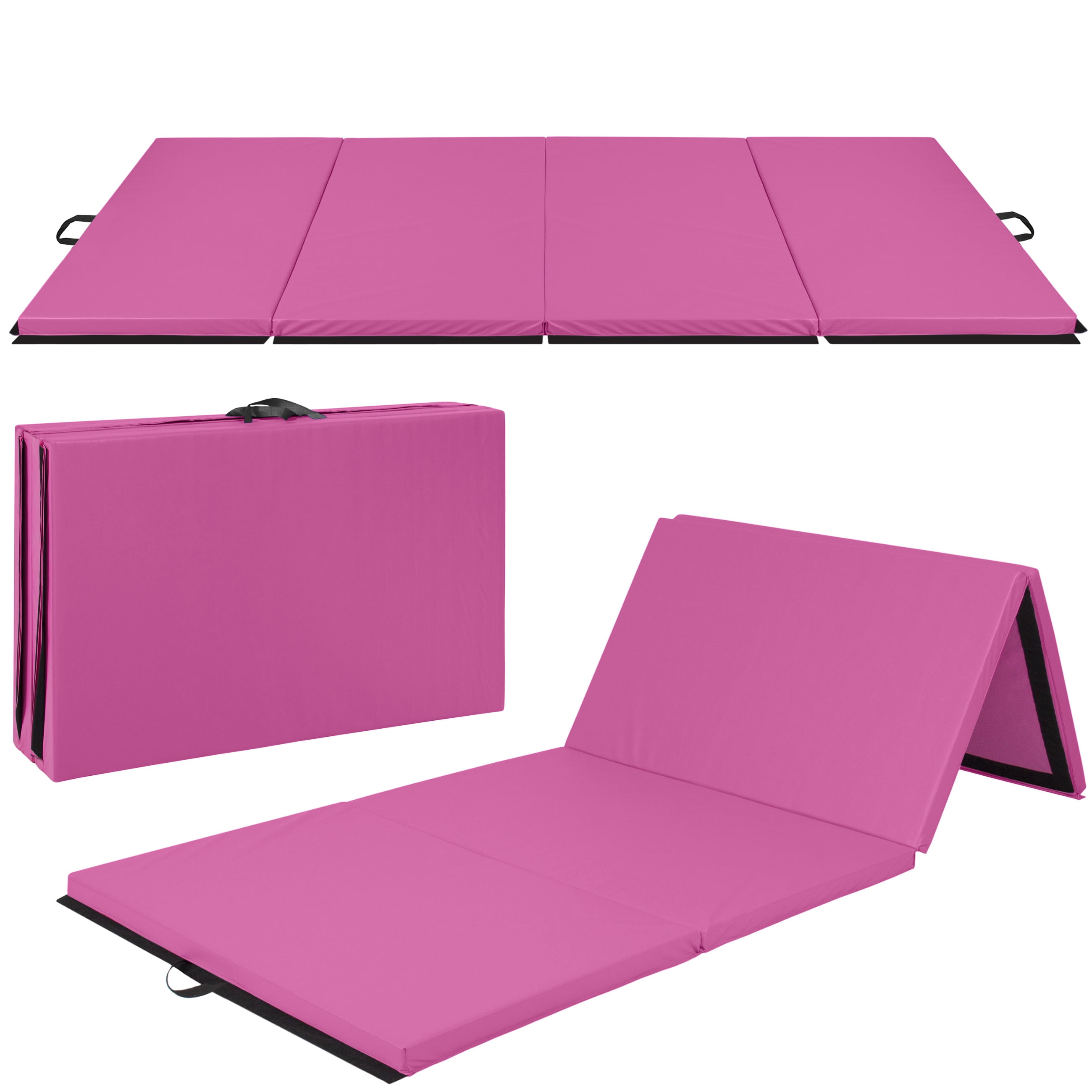 pink exercise mat