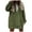 Green, variant on Plain Hoodie Dress for Women 2025 Fall Winter Long Sleeve Side Slit Hooded Sweatshirt with Pockets Pullover Tops