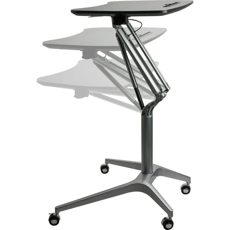Active Office, LLR84838, Black Laminate Top Mobile Laptop Caddy, 1 Each