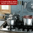 thumbnail image 5 of Cook N Home 2 QT Sauce Pan, Stainless Steel Saucepan with Lid, Classic Milk Small Cooking Pots, 5 of 6