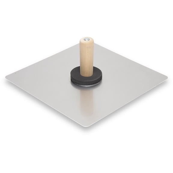 MARSHALLTOWN 6W Masonry Hawk, 14Inch Aluminum Blade, Straight Wood Handle, Perfect addition to any Masonry Tools