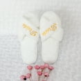 thumbnail image 6 of Yokua 2pack Bride Crosses Strap Slippers Soft Wedding Slippers Luxurious Slippers, 6 of 18