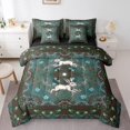 thumbnail image 1 of Erosebridal Wildlife Rabbit Bedding Queen Size,Hippie Bohemian Comforter Sets with Sheets,Lightweight Reversible Bedding Sets Queen Size,Boho Decoration,7 Pieces, 1 of 5