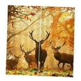 thumbnail image 1 of veasfak 2 Panneau Imprimé Rideau Isolé Thermique Drape Cerfs, 1 of 7