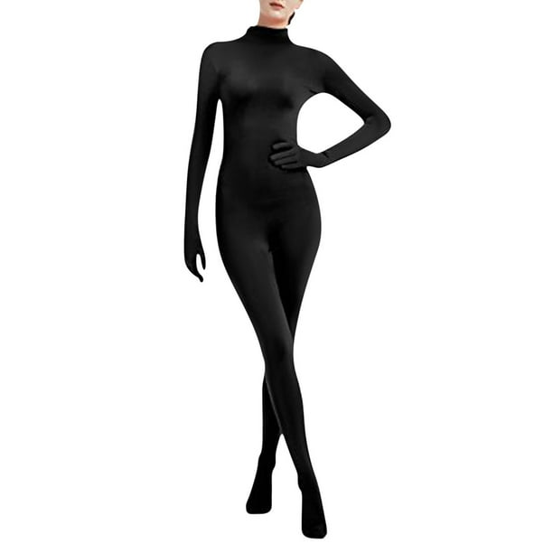 Mono ajustado para hombre y mujer, traje de baile de color liso, traje de actuación escénica, mono para hombre