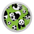 thumbnail image 1 of 4PCS Round Panda Cabinet Fluorescence Knob Glowing in the Dark Furniture Drawer Pulls Handle with Screws, 1 of 5