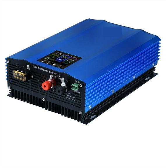 Sine Wave Grid Connected Inverter 1000W Battery Discharge Auto-Limit MPPT DC24V 48V 72V 96V To 220 Grid Tie Inverter Limiter Sensor Solar Power Inverter ,Powerful Output