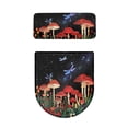 thumbnail image 4 of HELLHERO Toilet Seat Lid Cover Set with Soft Pack of 2 Toilet Seat Cover Replacement 17x21 Inches for Fits All Toilet Shapes, Dragonfly and Mushrooms, 4 of 7