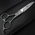 thumbnail image 3 of Tijeras de peluquería de 15 cm (6 pulgadas) de acero inoxidable japonés con mango ergonómico., 3 of 5