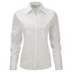 thumbnail image 1 of Jerzees - Camisa de trabajo de manga larga de algodón puro para mujer (Blanco), 1 of 2