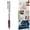 B, variant on Goowood Silver Paint Pen Metallic Marker Waterproof High Gloss Silver Sharpie DIY Craft Art Invitation Chrome Paint 2ml