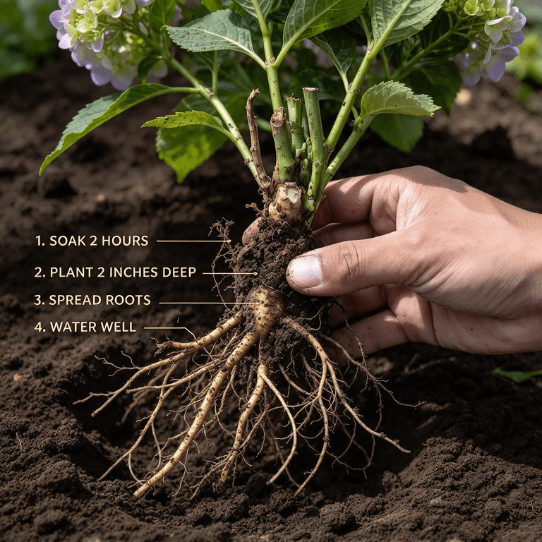 Hydrangea, Shade‑Tolerant Garden Plant, Easy to Grow, Low Maintenance ...