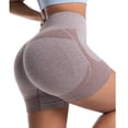 thumbnail image 2 of PIWHJQK Women Athletic Gym Yoga Shorts Women's Sport Casual Solid Color Fashion Waist Yoga Pants Yoga Shorts Pants Bottoms, 2 of 5