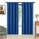 thumbnail image 1 of Cortinas Blackout Azul Marino 52x84 Pulgadas, Juego de 2 Cortinas con Bolsillo para Barra, Aisladas Térmicamente, Decoración Sólida para el Hogar, Cortinas para Sala de Estar y Recámara, Privacidad A, 1 of 7
