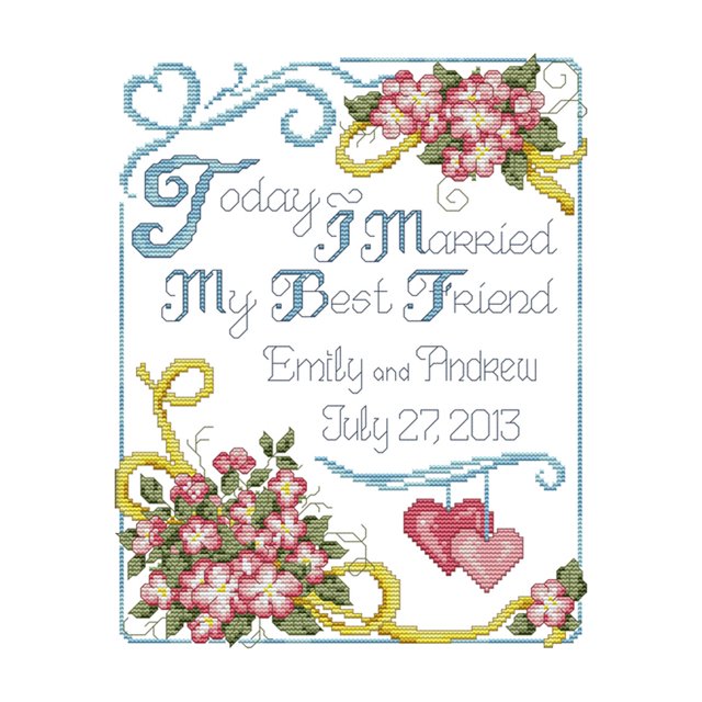 Lover Memorial Kits de bordado de punto de cruz 14CT Estampado Trabajo hecho a mano Imagen Artesanía FLhrweasw Nuevo