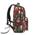 thumbnail image 3 of Disketp Merry Christmas1 Mochila Estampada para Hombre y Mujer – Mochila Ligera Clásica con Múltiples Bolsillos para Universidad, Trabajo y Viajes-One Size, 3 of 5