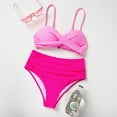 thumbnail image 5 of RXRXCOCO High Waist Bikini Set Sexy Push Up Two Pieces Women Swimsuit, 5 of 12