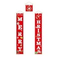 thumbnail image 1 of Leutsin Christmas Door Curtain Couplet Three Piece Set Banner Store Layout Couplet, 1 of 4