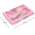 thumbnail image 3 of Rfid Wallet Camouflage Wallet Nylon Trifold Wallets For Men,mini Trifold Coin Purse With Zipper For Kids (pink) Pink -, 3 of 4