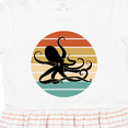 thumbnail image 4 of Inktastic Octopus Vintage Sunset Girls Toddler Dress, 4 of 5
