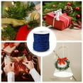 thumbnail image 3 of Hmgxay 0.4" Colorful Ribbon, Decorative Wired Ribbon for Crafting Bows, Versatile Christmas Gift Wrapping Ribbon, DIY Holiday Decoration Ribbon 50 Yards(Blue), 3 of 6
