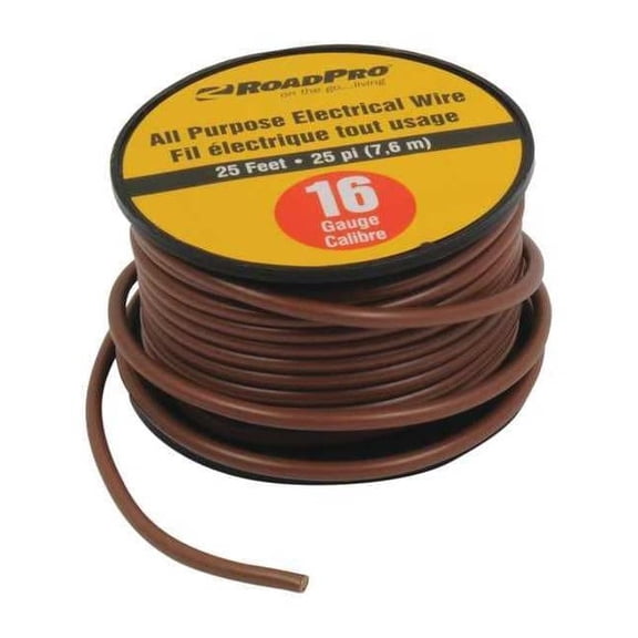 Roadpro All Purpose Electrical Wire,16ga.,25ft. RP1625