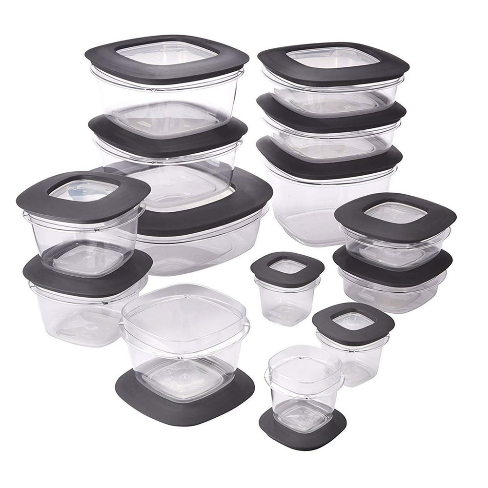 Rubbermaid Premier 28 Piece Easy Find Lids Food Storage Container Set