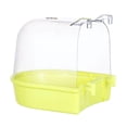 thumbnail image 4 of Caja de baño para pájaros de 5.12 pulgadas, comedero versátil, jaula de juegos, accesorio para baño de loros amarillo, 4 of 8