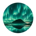 thumbnail image 4 of WYYP Aurora Borealis Round Table Cover Waterproof 100% Polyester Fiber White, 4 of 8