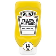 Heinz Yellow Mustard, 14 oz Bottle, Liquids, Casein Free