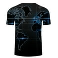 thumbnail image 5 of EQWLJWE T-Shirts for Men Men Short Sleeve O-Neck Printed Color Fashion Casual T-Shirt Tops Blouse, 5 of 5