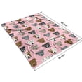thumbnail image 4 of Pit Bull Terrier Blanket,Comfortable Soft Lamb Wool Throw Blanket,All Season,Warm Lightweight Blankets for Sofa Bed Couch Living Room Chair,60"x80", 4 of 4