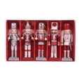 thumbnail image 4 of 5 adornos navideños de cascanueces para árbol de Navidad. Marionetas de cascanueces. Plata, 4 of 6