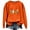 Orange-Tops, variant on Inverlee Thanksgiving Sweatshirts Women Funny Turkey Pumpkin Graphic Sweatshirt Comfy Long Sleeve Work Shirts Crewneck Tunic Pullover Outfit