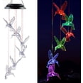thumbnail image 3 of Campanas de viento, campanas de luz solar, campanillas de viento de colores para decoración al aire libre, decoración de jardín, 3 of 5