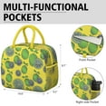 thumbnail image 6 of Reusable Lemon Lnsulated Lunch Bag for Women & Men-Leakproof Water-Resistant Cooler Tote,Large Capacity(10.6x8.7x6.3in)for Work,Office,Travel,Picnic,Beach., 6 of 7