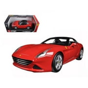 Ferrari California T (closed top) Red 1/18 Diecast Model Car by Bburago