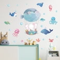 thumbnail image 3 of Adhesivo de pared Cateissary calcomanías de PVC diseño de flores Decoración extraíble, 3 of 6